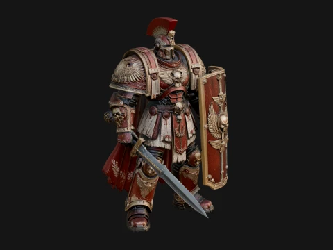 ROME - Armored Champion Design 20 - 3D Print Model 3D Print Model