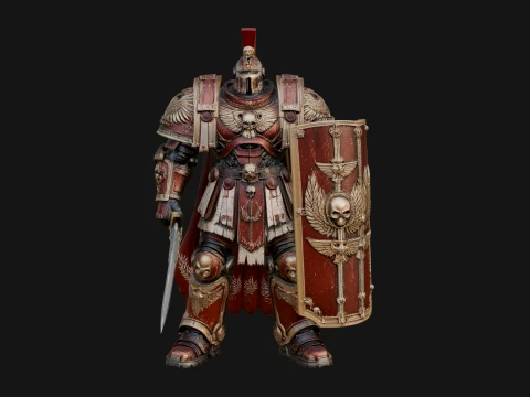 ROME - Armored Champion Design 20 - 3D Print Model 3D Print Model
