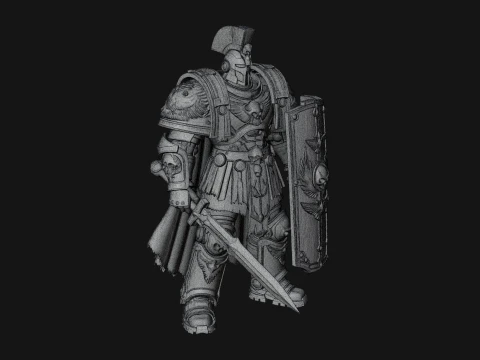 ROME - Armored Champion Design 20 - 3D Print Model 3D Print Model