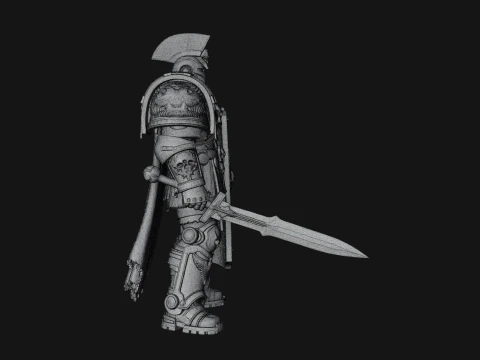 ROME - Armored Champion Design 20 - 3D Print Model 3D Print Model