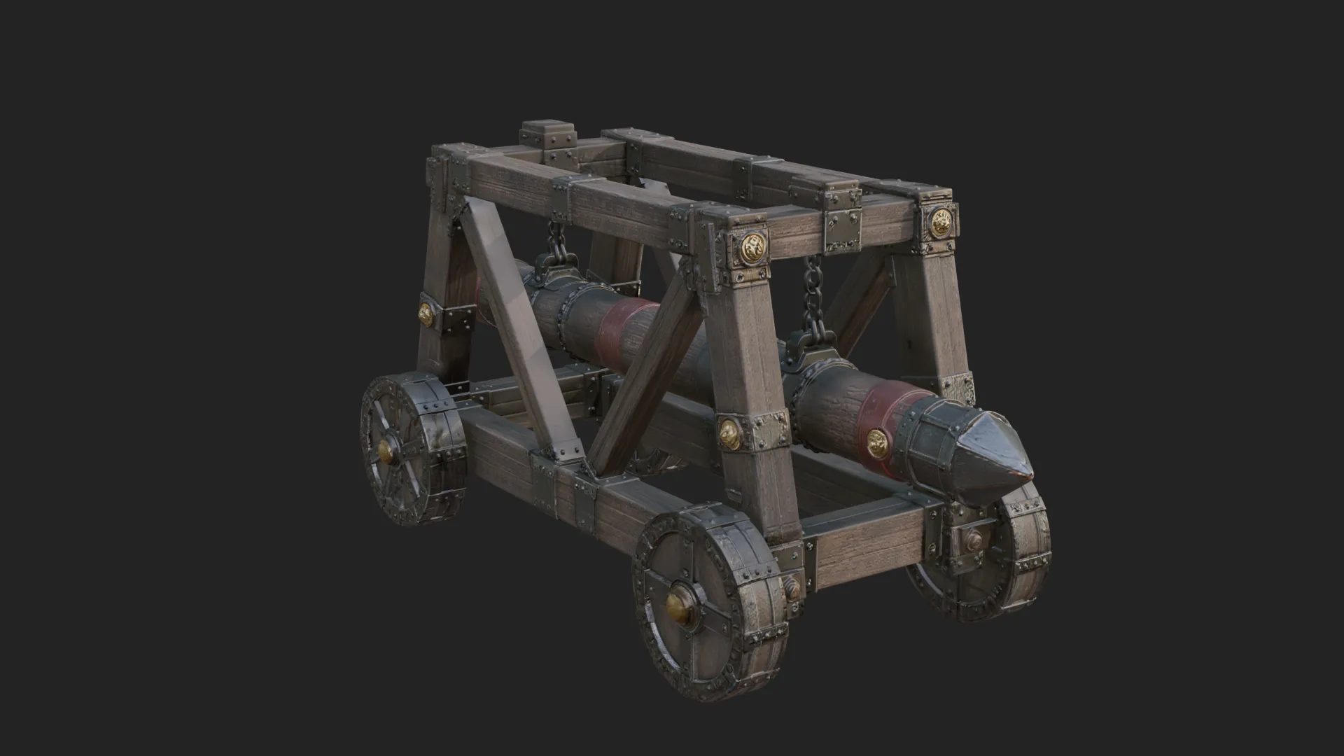 ROME - Battering Ram Design 1 - 3D Print Model 3D Print Model .c4d .max .obj .3ds .fbx .stl .blend 