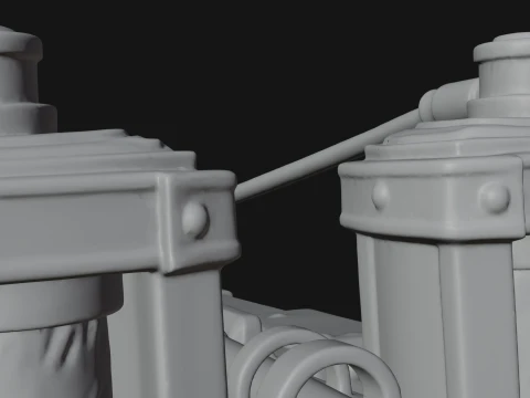 ROME - Ballista Design 2 - 3D Print Model 3D Print Model