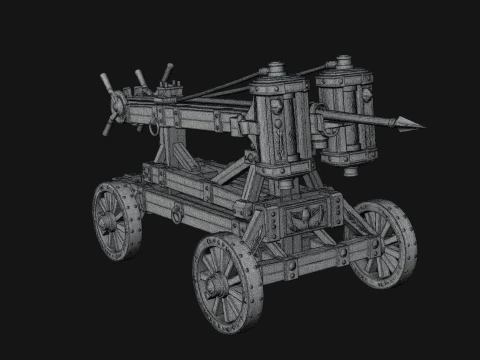 ROME - Ballista Design 2 - 3D Print Model 3D Print Model