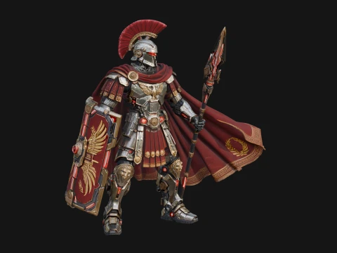 ROME - Armored Champion Design 21 - 3D Print Model 3D Print Model