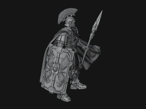 ROME - Armored Champion Design 21 - 3D Print Model 3D Print Model