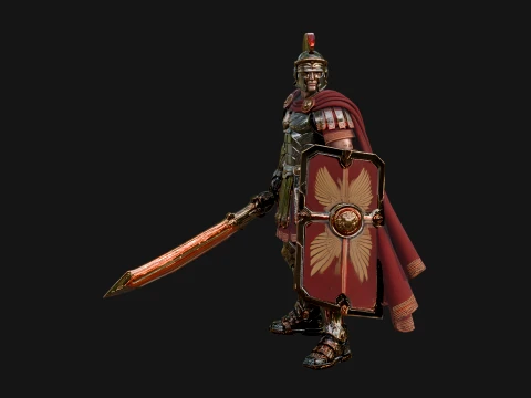 ROME - Armored Champion Design 22 - 3D Print Model 3D Print Model