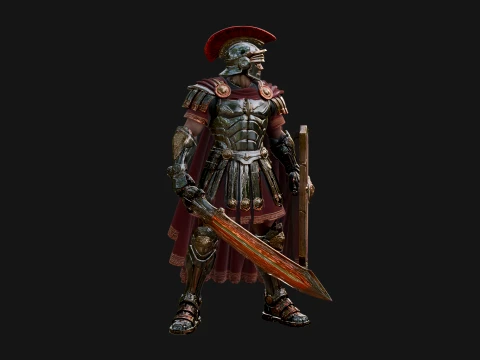 ROME - Armored Champion Design 22 - 3D Print Model 3D Print Model