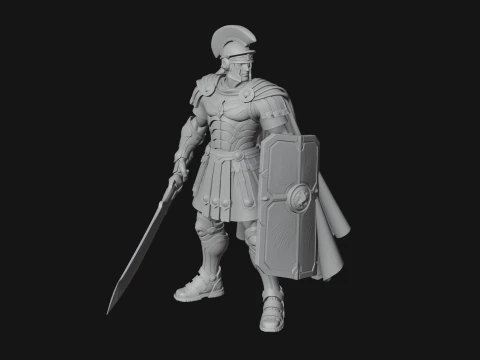 ROME - Armored Champion Design 22 - 3D Print Model 3D Print Model