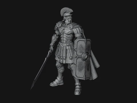 ROME - Armored Champion Design 22 - 3D Print Model 3D Print Model