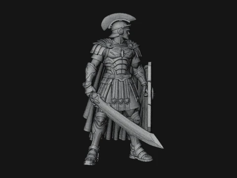 ROME - Armored Champion Design 22 - 3D Print Model 3D Print Model
