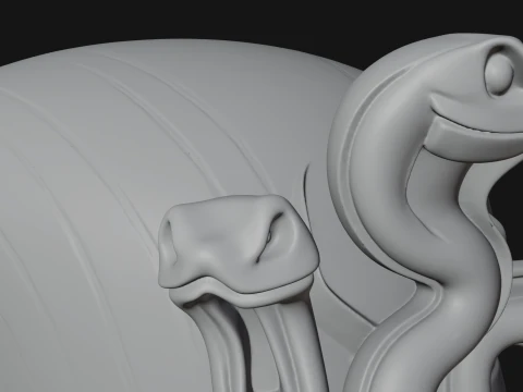 Pharaoh Nemes Bust Statue Design 6 - 3D Print Model 3D Print Model