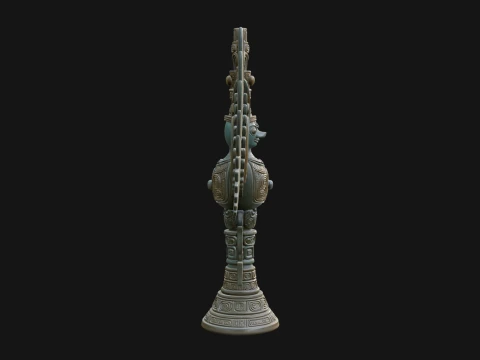 Winged Totem Ornament Design 1 - 3D Print Model 3D Print Model