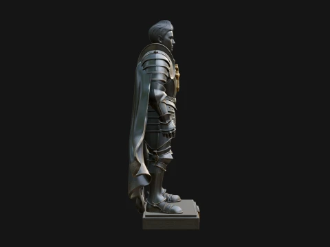Holy Knight Statue Design 3 - 3D Print Model 3D Print Model