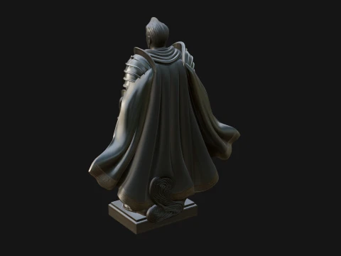 Holy Knight Statue Design 3 - 3D Print Model 3D Print Model