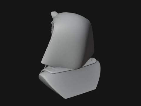 Pharaoh Nemes Bust Statue Design 8 - 3D Print Model 3D Print Model