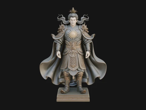 Chinese Immortal Statue Design 1 - 3D Print Model 3D Print Model