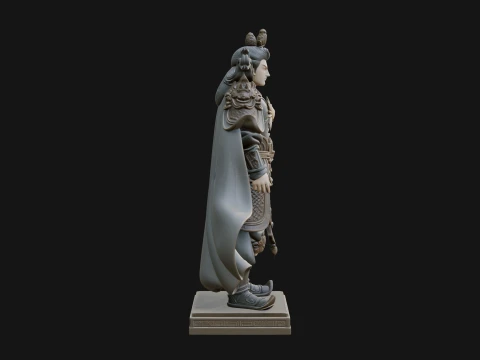 Chinese Immortal Statue Design 1 - 3D Print Model 3D Print Model