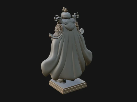 Chinese Immortal Statue Design 1 - 3D Print Model 3D Print Model