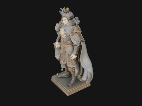 Chinese Immortal Statue Design 1 - 3D Print Model 3D Print Model