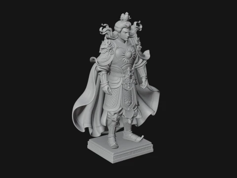Chinese Immortal Statue Design 1 - 3D Print Model 3D Print Model