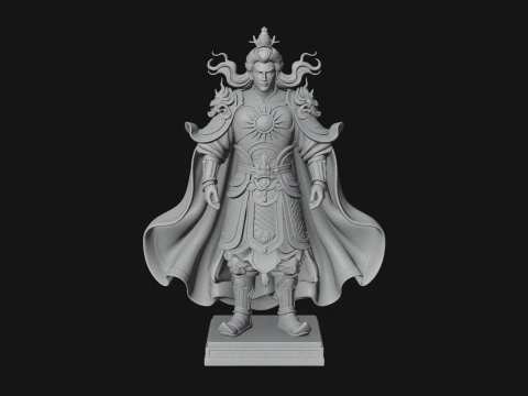 Chinese Immortal Statue Design 1 - 3D Print Model 3D Print Model
