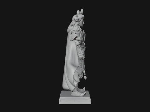 Chinese Immortal Statue Design 1 - 3D Print Model 3D Print Model