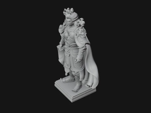 Chinese Immortal Statue Design 1 - 3D Print Model 3D Print Model