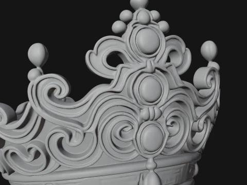 African Queen Bust Statue Design 9 - 3D Print Model 3D Print Model