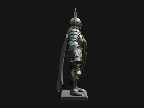 Holy Knight Statue Design 4 - 3D Print Model 3D Print Model