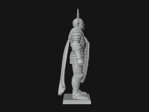 Holy Knight Statue Design 4 - 3D Print Model 3D Print Model