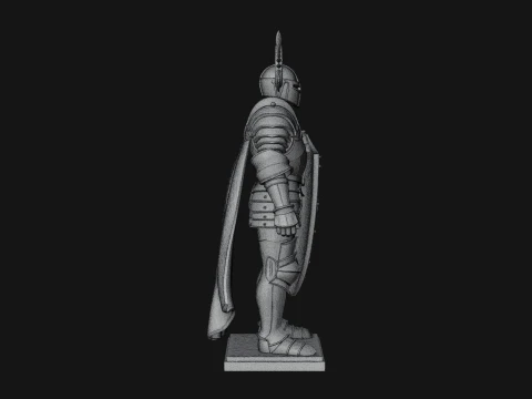 Holy Knight Statue Design 4 - 3D Print Model 3D Print Model