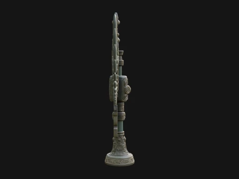Winged Totem Ornament Design 2 - 3D Print Model 3D Print Model
