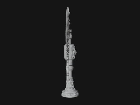 Winged Totem Ornament Design 2 - 3D Print Model 3D Print Model