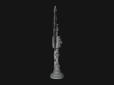 Winged Totem Ornament Design 2 - 3D Print Model 3D Print Model
