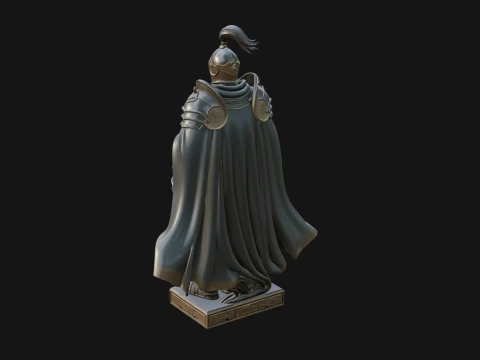 Holy Knight Statue Design 5 - 3D Print Model 3D Print Model