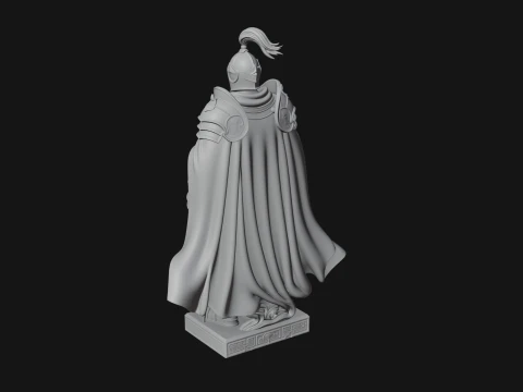 Holy Knight Statue Design 5 - 3D Print Model 3D Print Model