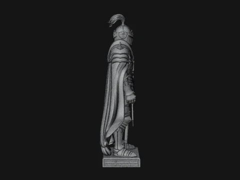 Holy Knight Statue Design 5 - 3D Print Model 3D Print Model