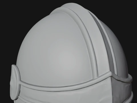 Crusader Knight Bust Statue Design 6 - 3D Print Model 3D Print Model