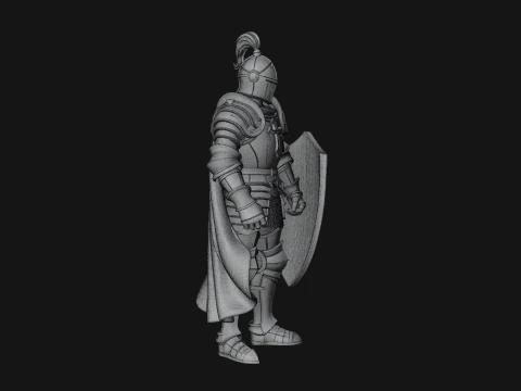 Holy Knight Statue Design 7 - 3D Print Model 3D Print Model