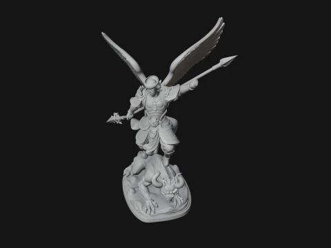 Archangel Michael Warrior Statue Design 16 - 3D Print Model 3D Print Model