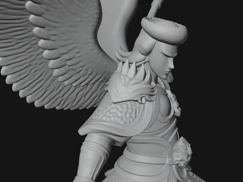 Archangel Michael Warrior Statue Design 16 - 3D Print Model 3D Print Model