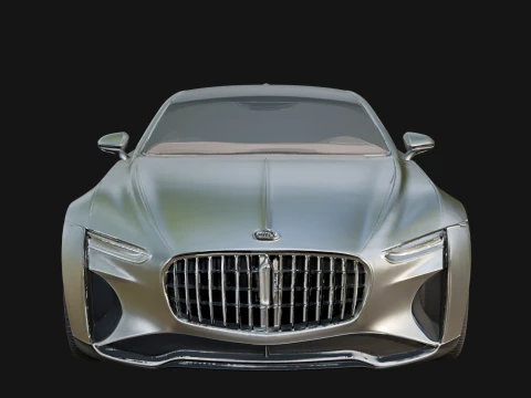 Luxury Coupe Car Model Design 1 - 3D Print Model 3D Print Model