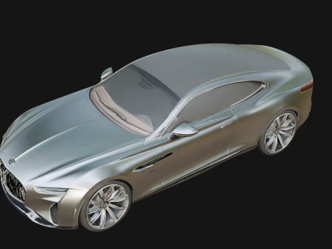 Luxury Coupe Car Model Design 1 - 3D Print Model 3D Print Model