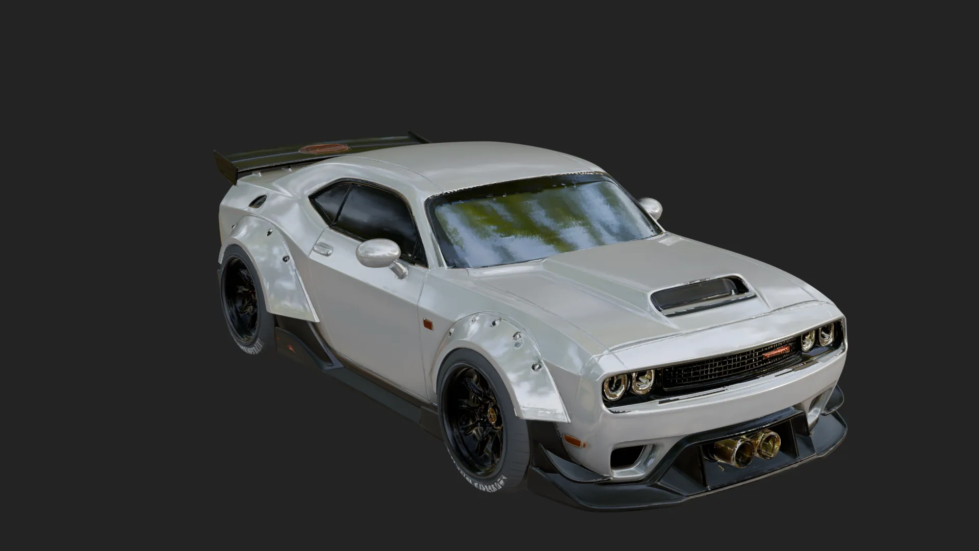 Racing Sports Car Model Design 2 - 3D Print Model 3D Print Model .c4d .max .obj .3ds .fbx .stl .blend