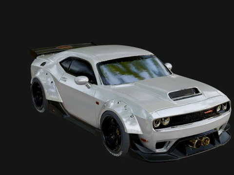 Racing Sports Car Model Design 2 - 3D Print Model 3D Print Model