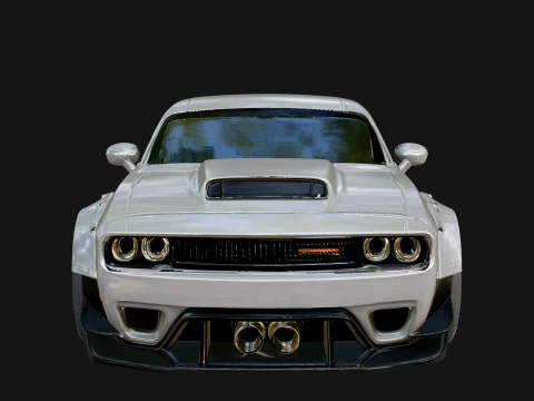 Racing Sports Car Model Design 2 - 3D Print Model 3D Print Model