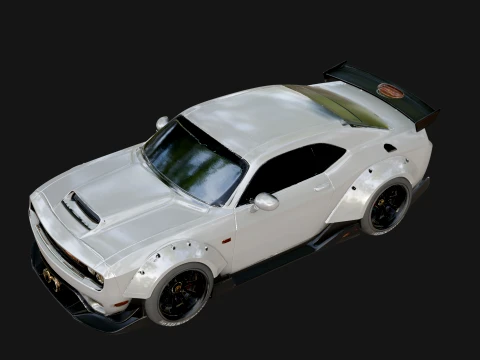 Racing Sports Car Model Design 2 - 3D Print Model 3D Print Model