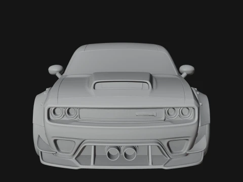 Racing Sports Car Model Design 2 - 3D Print Model 3D Print Model