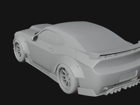 Racing Sports Car Model Design 2 - 3D Print Model 3D Print Model