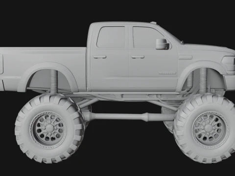 Monster Truck Model Design 3 - 3D Print Model 3D Print Model